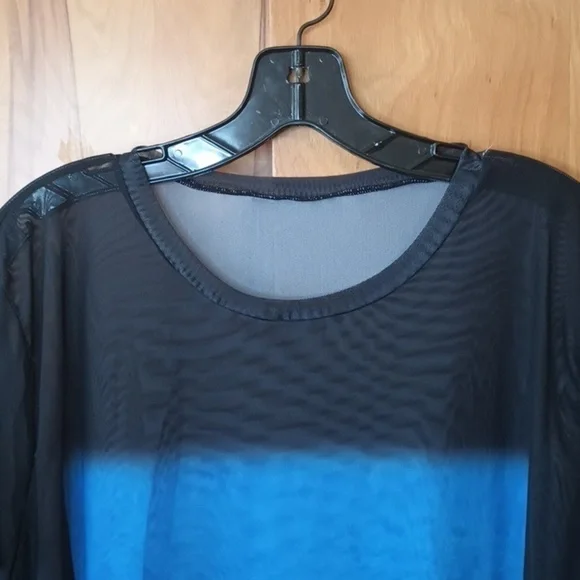 ֎5 FOR $25֍ (b2-15) Sheer tee 1X - Picture 4 of 5